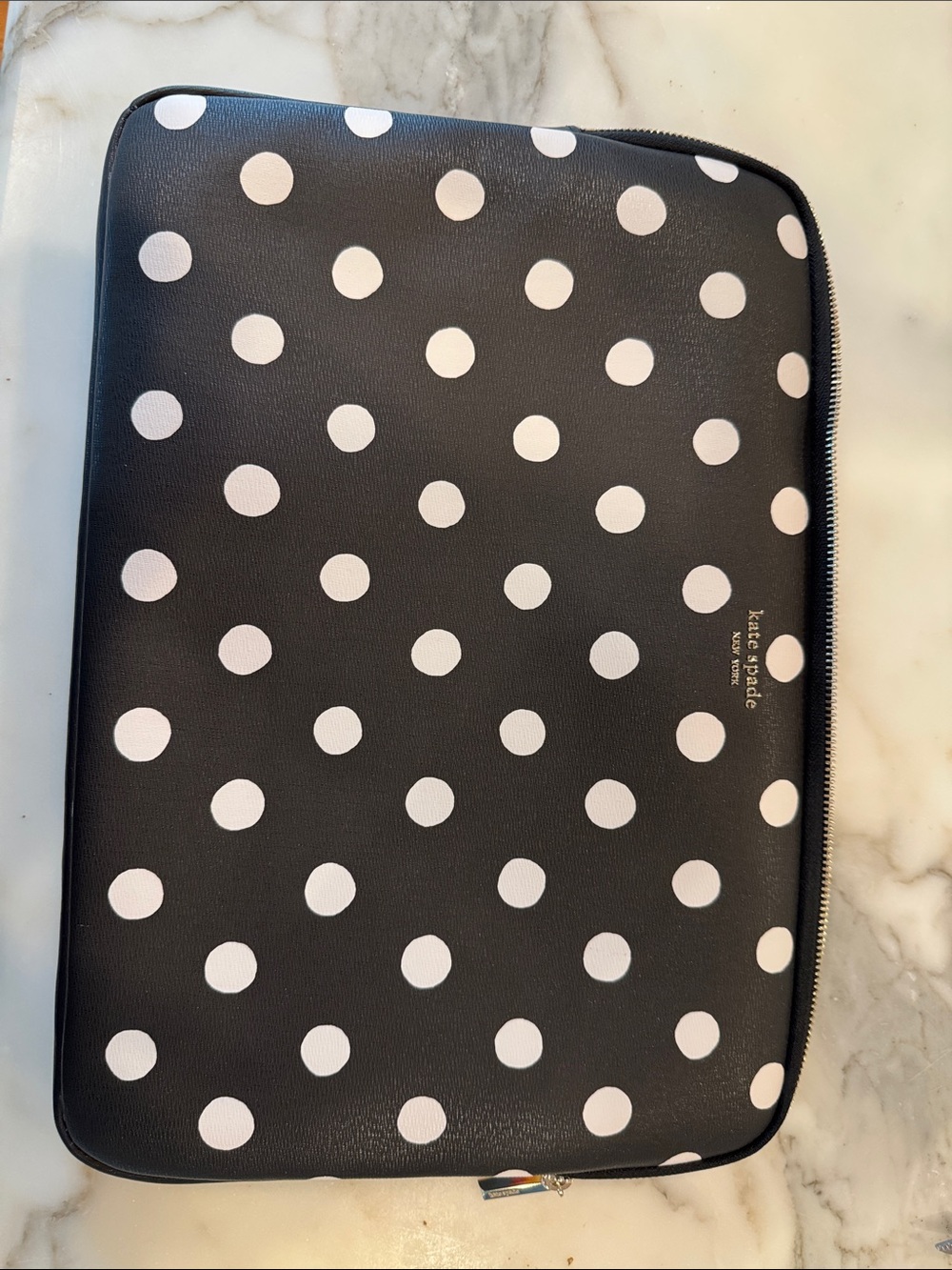 kate spade Black and White Polka Dot Laptop Sleeve